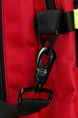 LINE2design Firefighter Jumbo Turnout Gear Bag with Padded Shoulder Strap – Red