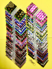 BaggiesSince1987 – 1515 Design Zip Bags METALLIC P 50 D MIX 100PCS, READ DETAILS
