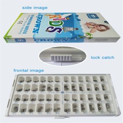 5/48/96pc Dental Kids Adult Crown Stainless Steel Primary Molar Crowns EASYINSMI
