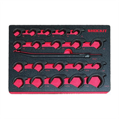 LT1935FMMilton Industries LTI Tool By MIlton 25-Piece SAE/METRIC Shockit Line Wr