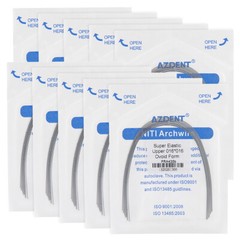 AZDENT Dental Ortho Super Elastic Rectangular Arch Wire Niti Ovoid upper/Lower