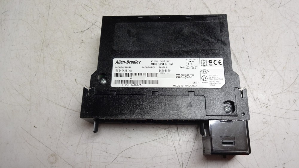 Allen Bradley 1756-IA16I Isolated Controllogix Plc 16 Point Input Module
