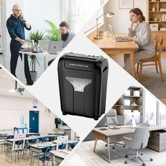 QUIETLEMON 12-Sheet Paper Shredder Cross Cut Commerical For Office Home