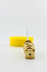 33.5LB FORKLIFT PROPANE TANK BLEEDER VALVE DIP TUBE VENT BLEED ALUMINUM STEEL