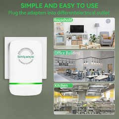 4PC Electricity Saving Box, Energy Saving Device Smart, save Plug Power Saver Vo