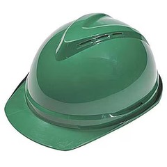 Msa Safety 10034032 Hard Hat, V-Gard 500, Polyethylene, 6 Point Ratchet, Type