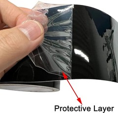 Chrome Delete Vinyl Wrap Kit High Gloss, Black Out Window & Door Trim 4In x 30Ft