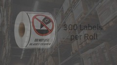 1500 Warning Labels – ‘Do Not Use Sharp Objects’ Stickers, 2×3 Inch, Strong Adhe