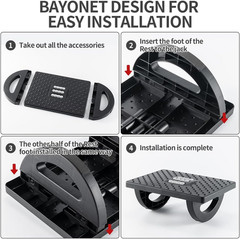 Foot Rest for Under Desk at Work – Ergonomic Foot Stools for Under Office Desk –