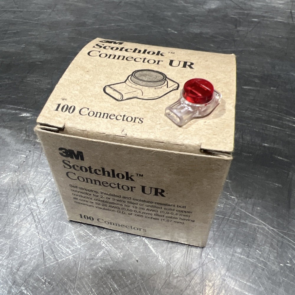 Scotchlok UR 3M connectors 100ct Nos Surplus