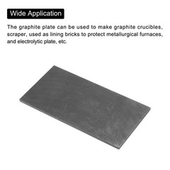 Graphite Block Ingot Rectangle Graphite Electrode Plate Board 200x100x5mm