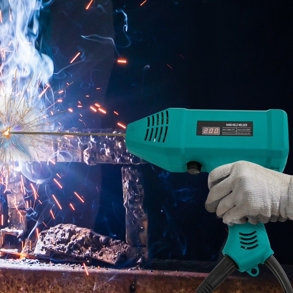110V 3000W Electric Welder Hand Held Welding Machine Kit Digital Arc Welder Tool