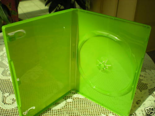 100 14MM GREEN XBOX GAME SINGLE DVD CASES – BL73XBOX TRANSLUCENT(NOT SEE THRU)