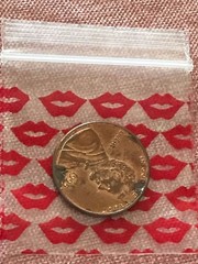1000 SMALL BAGGIES 2020 2″ X 2″ MINI Resealable POLY DESIGNER BAGS RED LIPS