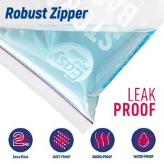 10PCS 3 Gallon Zipper Lock Storage Bags,16″x18″,Reusable Extra Large