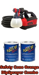 Plasti Dip Spray 2 Gallon Safety Cone Orange DYC G-Force DipSpayer