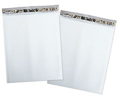 White Padded Poly Bubble Mailer Padded Envelopes, Waterproof Protective Self Sea