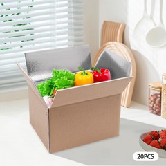 20Pcs Box Insulated Shipping Box Cold Shipping Boxes Cooler Box 200kg/440lbs