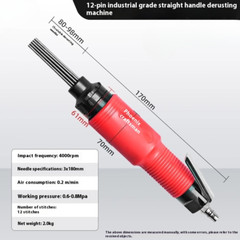 Pneumatic Descaling Descaler Knocking Rust Gun Corner Straight Descaling Gun