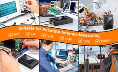 NanoVNA-H Vector Network Antenna Analyzer MF VHF UHF HF 10KHz-1.5GHz Analyzer