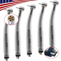 1-5 OLED 5 Light LED E-Generator Dental High Speed Fiber Optic Handpiece 2/4Hole