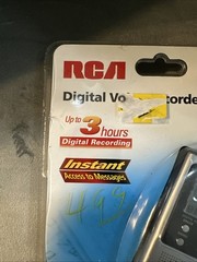 RCA RP5010 3 Hour Handheld Digital Voice Recorder Flash Memory NEW SEALED!