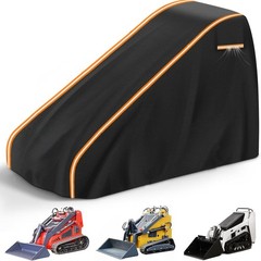 900D Mini Skid Steer Loader Cover, Heavy Duty Waterproof Mini Open Cab Skid Stee