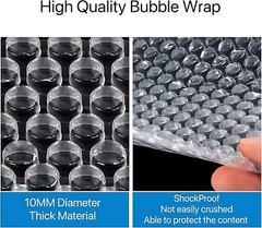 12″ Wide 350 feet Bubble Cushioning Wrap Roll Small Bubble Perforated Every 12″