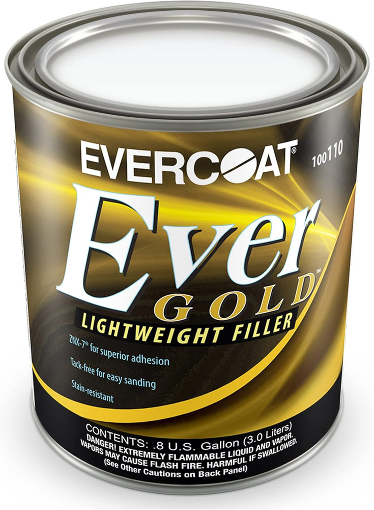 Evergold Lightweight Filler – Easy Sanding Body Filler for Professional Use – 12
