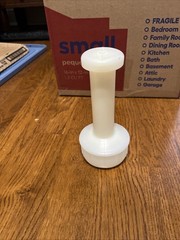White Plastic Handle Stretch Wrap Dispenser ( Pack of 1 ) ( No Film Included )
