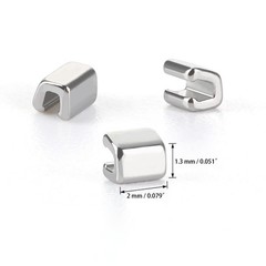 100pcs Dental Orthodontic Crimpable Hooks Stops Metal Stop Type for Arch Wire
