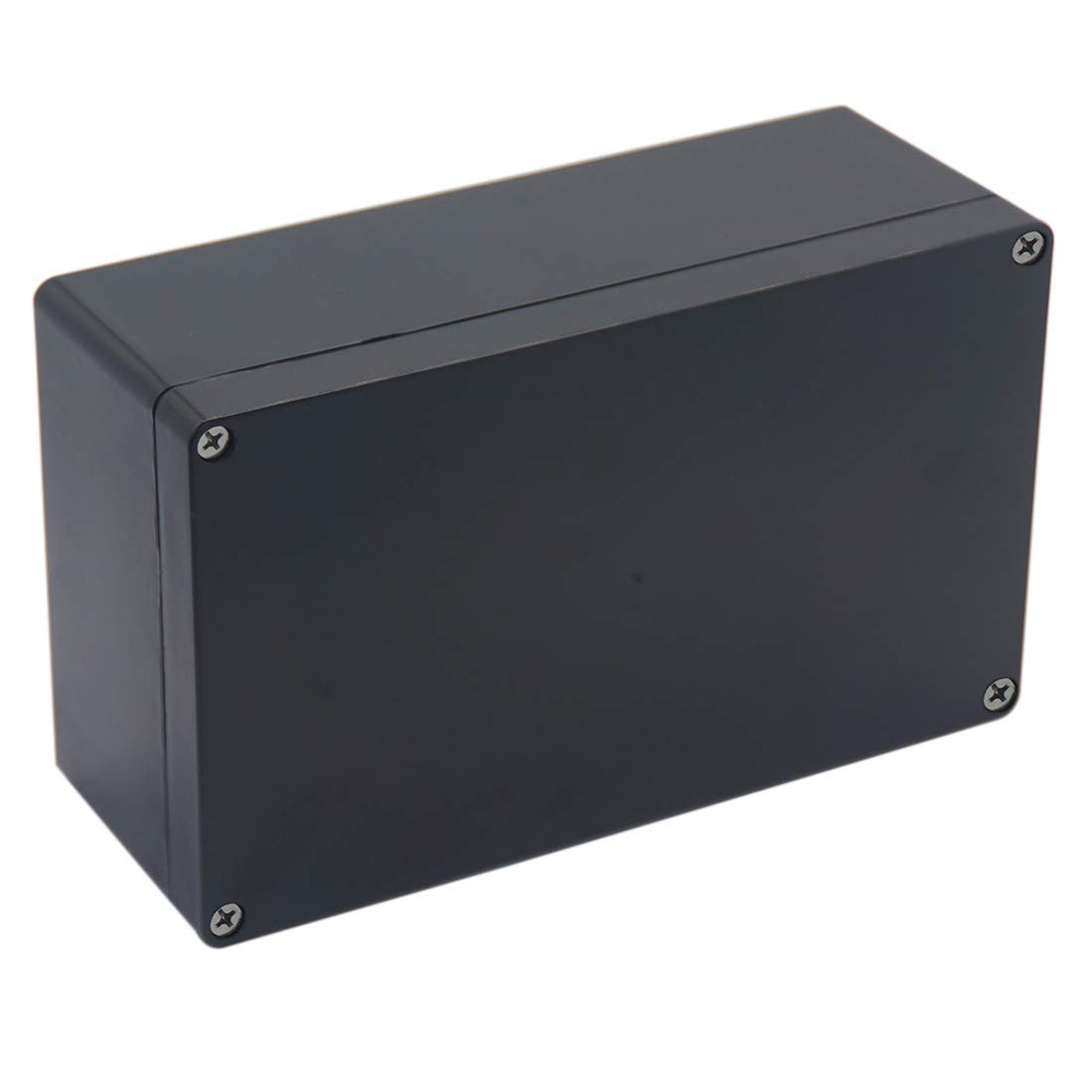 Power Junction Box – Black Electrical Project Case, 7.87″x4.72″x2.95