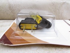 2 PACK Sylvania Black Plastic 2 Prong NON-POLARIZED PLUG, 15 Amp 125 V USA Made