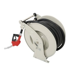 Diesel Hose Reel 3/4″ × 50′ Auto Refueling Nozzle Gun Fuel Hose Reel Retractable