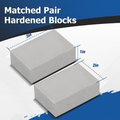 Hardened Steel 1x2x3 Inch Block – Precision Machinist Tool