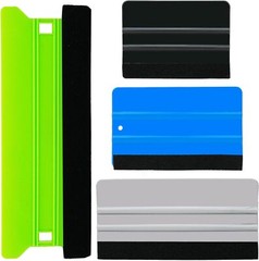 4Piece Plastic Squeegee Set, 8IN/6IN/5IN/4IN, Window Tint Squeegee Vinyl Wrap…