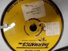 Thermonics Teflon Coated White Wire 20 Ga Solid At Least 2 Pieces 3 Pounds!