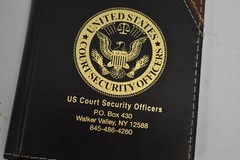 Lot of 2 United States Court Security Officers 2024 Calendar Notebooks Record