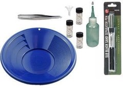 Sluice Monkey Xmas Special 12″ Blue Gold Panning Kit