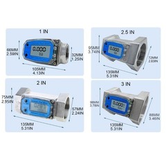 Liquid Flow Sensor Meter for Fuel Water 1in/2in/2.5in/3in Electronic Flow meter