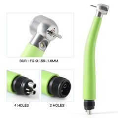 AZDENT Dental E-generator LED High Speed Handpiece Plastic 3 Water Spray 4Hole