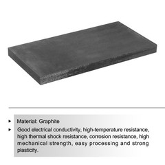 Graphite Block Ingot Rectangle Graphite Electrode Plate 300x150x0.8mm