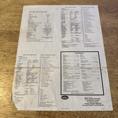 Wells Index Specification Sheet For Convert A Mill, Vector Drive CNC System