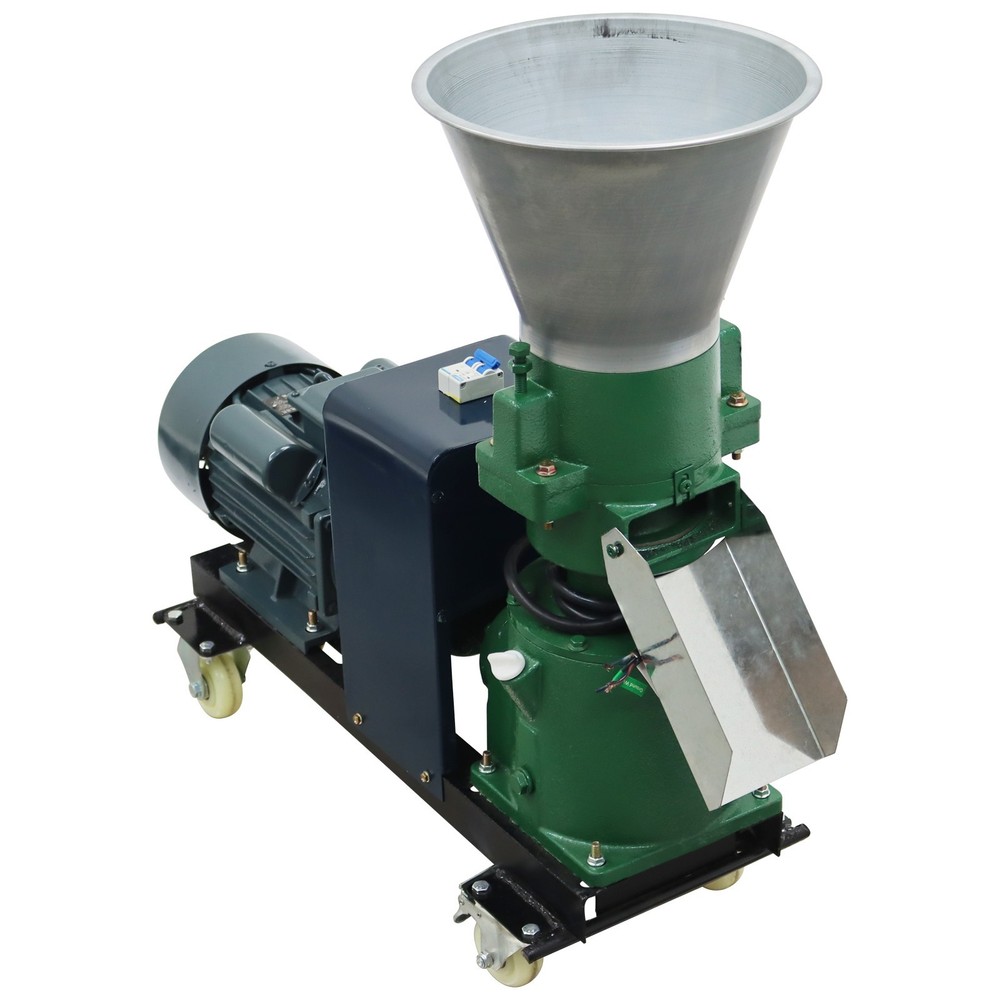 5mm Feed Pellet Mill Machine Chicken/Duck Feed Granulator 80-120KG/h 2Roller220V