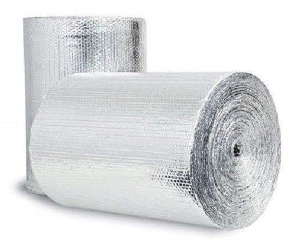 US Energy Products 48″ x 25′ Double Bubble Reflective Foil Insulation (100sqft)