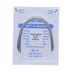 20×Dental Orthodontic Niti Thermal Activated Rectangular Arch Wires 17×25 Upper