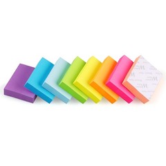Winner Aura Sticky Notes 1.5×2 inch Bright Colors 1.5 x 2 in, 8 Pads
