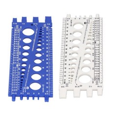 Nut Bolt Thread Gauge Checker M3 to M22 Metric and #4 to 3/4 Imperial Sizes Bolt