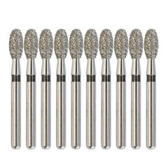 Dental Burs Diamond Football Egg FG High Speed Super Coarse Grit Black 379/023SC