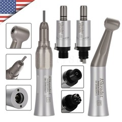 Dental FX205 FX65 FX23 Low Speed Push Straight Contra Angle Handpiece 2/4Hole